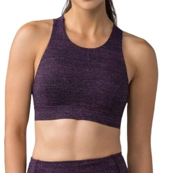 Lululemon Fast & Free Bra ,Nulux , Salt Dark Mystic, Purple, Athletic, Size 6 - Picture 2 of 8